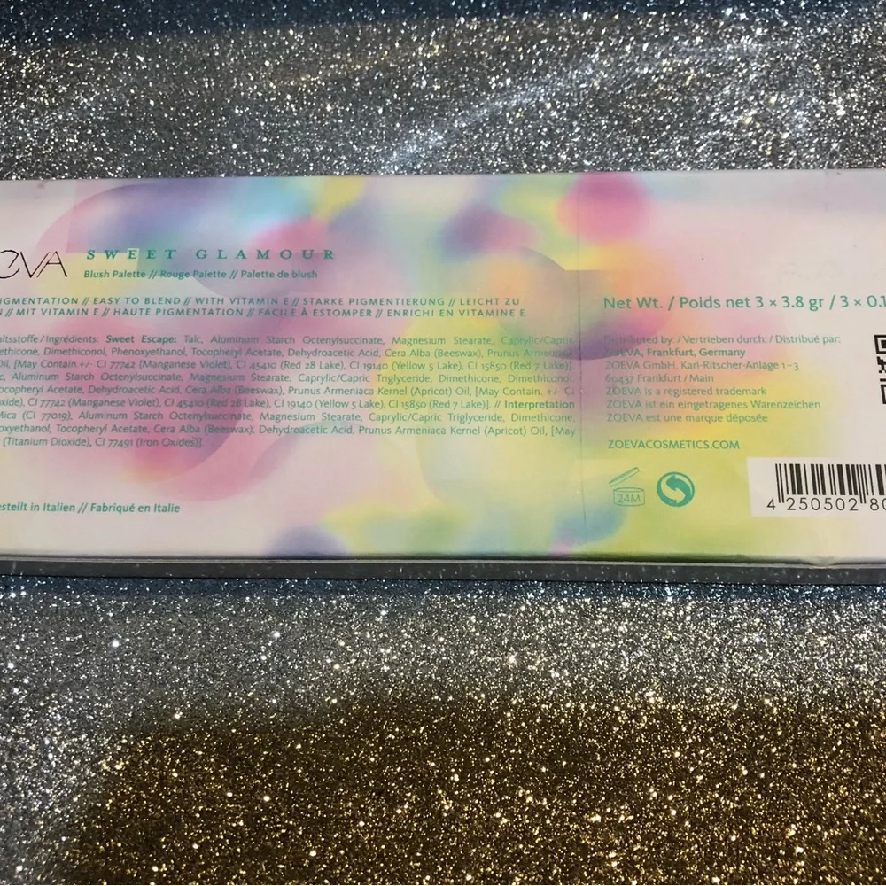 BNIB! ZOEVA Sweet Glamour Blush and Highlighter Palette 🎨